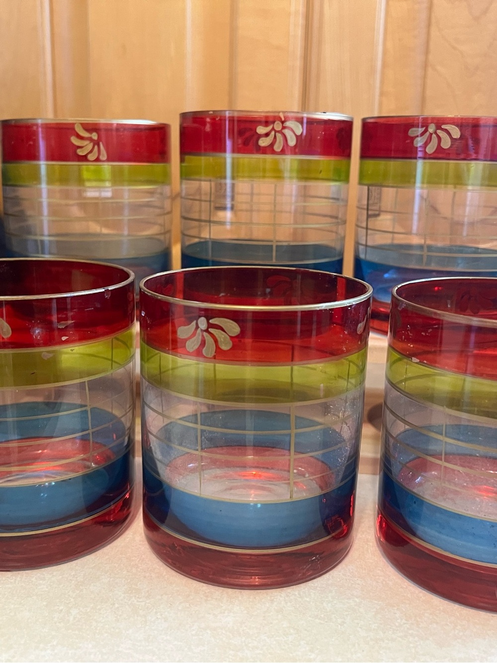 6 MCM Vintage Glasses